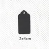 2x4cm Black