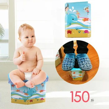 

Creative Infant Potty Kids Baby Portable Potty Emergency Foldable Portable Child Toilet Travel Load-bearing 50kg