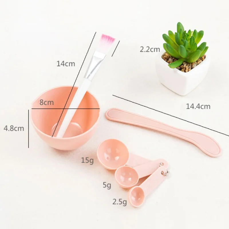 HOT 4 In 1 DIY Mask Bowl With Stick Brush Measuring Spoon Stirring Cosmetic Mixer Face Care Makeup Tool Maquillaje MKXJ HOT 4 In 1 DIY Mask Bowl With Stick Brush Measuring Spoon Stirring Cosmetic Mixer Face Care Makeup Tool Maquillaje MKXJ