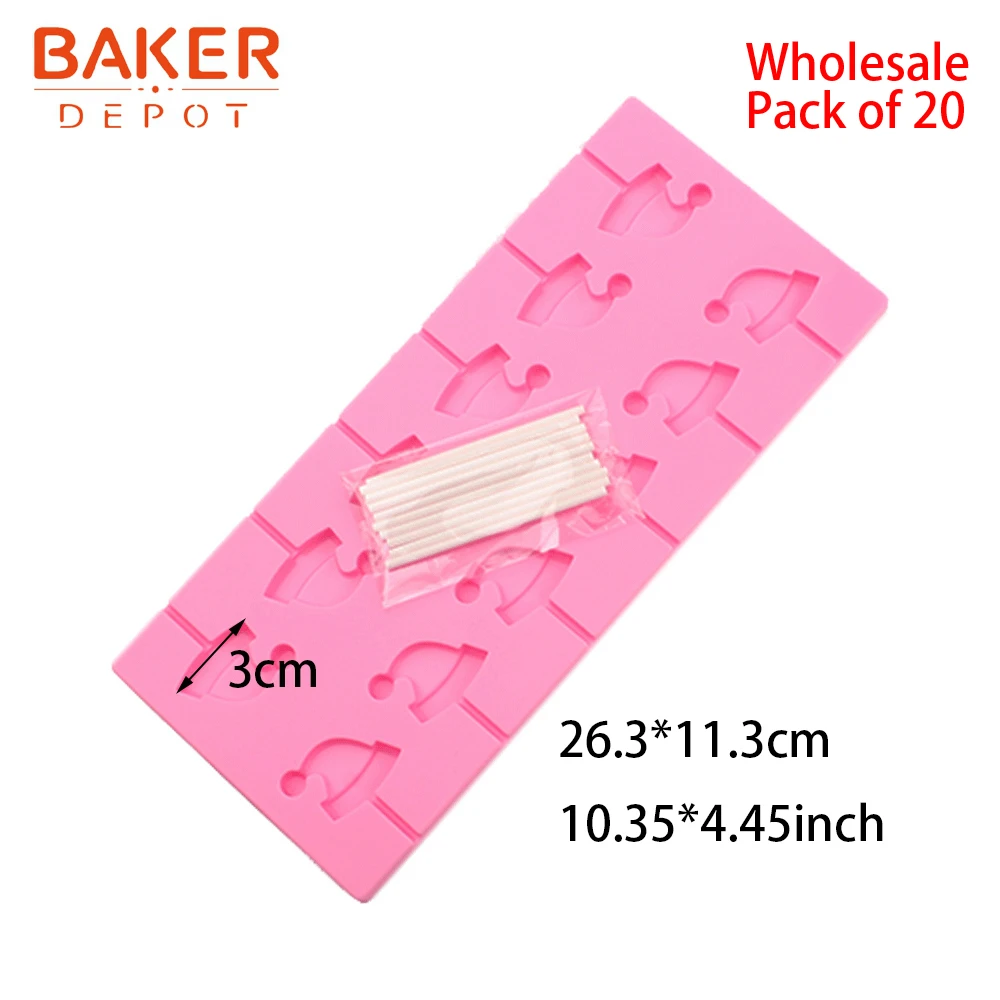 BAKER DEPOT силиконовые формы для леденцы Конфеты Шоколад Рождество клейкий бисквит форма украшения торта набор инструментов 20