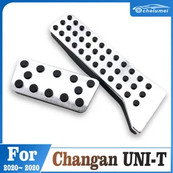 Pédales d'accélérateur et de frein de voiture en Aluminium, coussinet de Protection pour intérieur Changan UNI T 2020 