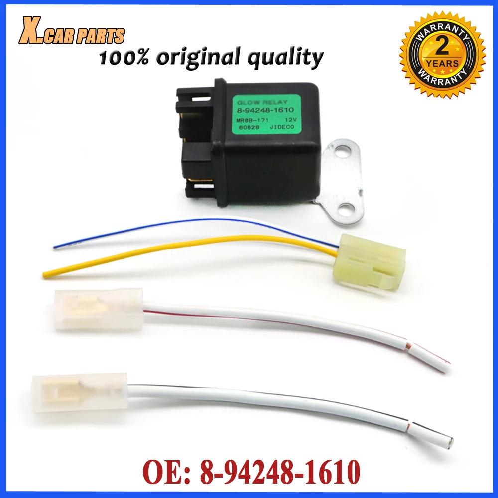 Gabelstapler 12V 04 24V Aufwärmstartrelais 8-94248-1610 MR8B-171 JQ1030 Gabelstapler 12V 04 24V Aufwärmstartrelais 8-94248-1610 MR8B-171 JQ1030