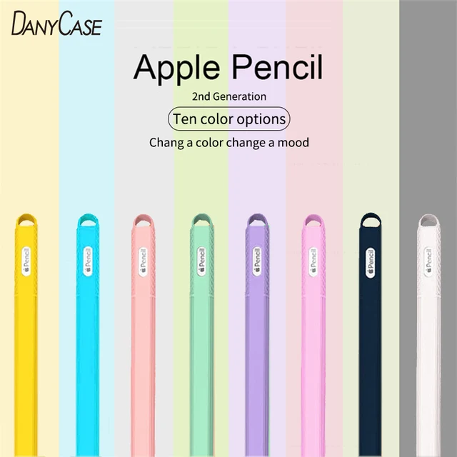 iPad Apples Pencil 2 Gen Soft Silicone Case Apple Pencil Case Pencil Leather iPad Touch Screen Pen Case iPad Accessories 1
