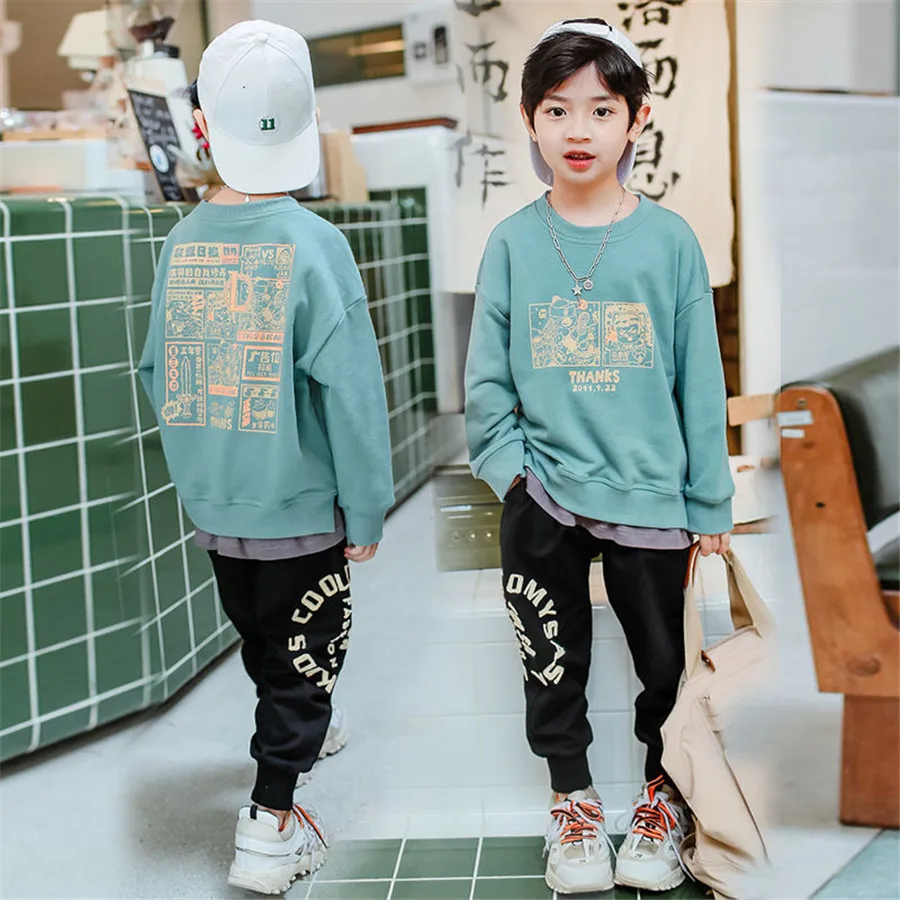 Girls Clothes Set Children Casual Suit 6 8 10 12 Years Kids Fashion Clothes  Teens Sweatershirt + Trousers 2pcs Set Fall Outfits - Children's Sets -  AliExpress