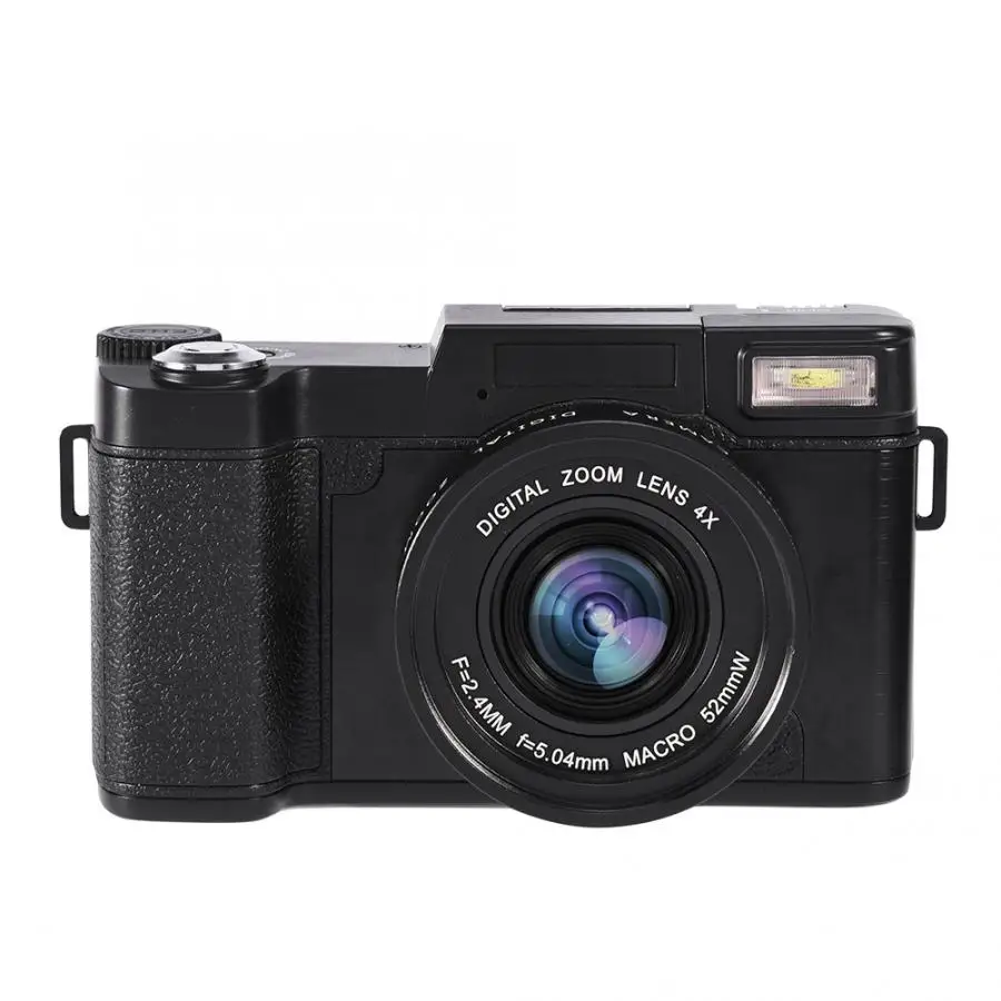 24MP Full HD DV 1080P 4 раза цифровой зум вращающийся Экран широкий угол обзора Камера штепсельная вилка стандарта США