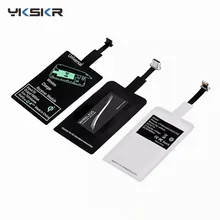 Беспроводное зарядное устройство индукционный приемник Qi зарядный адаптер для iphone XS 11Pro Micro usb type C беспроводной зарядной док-станции Разъем