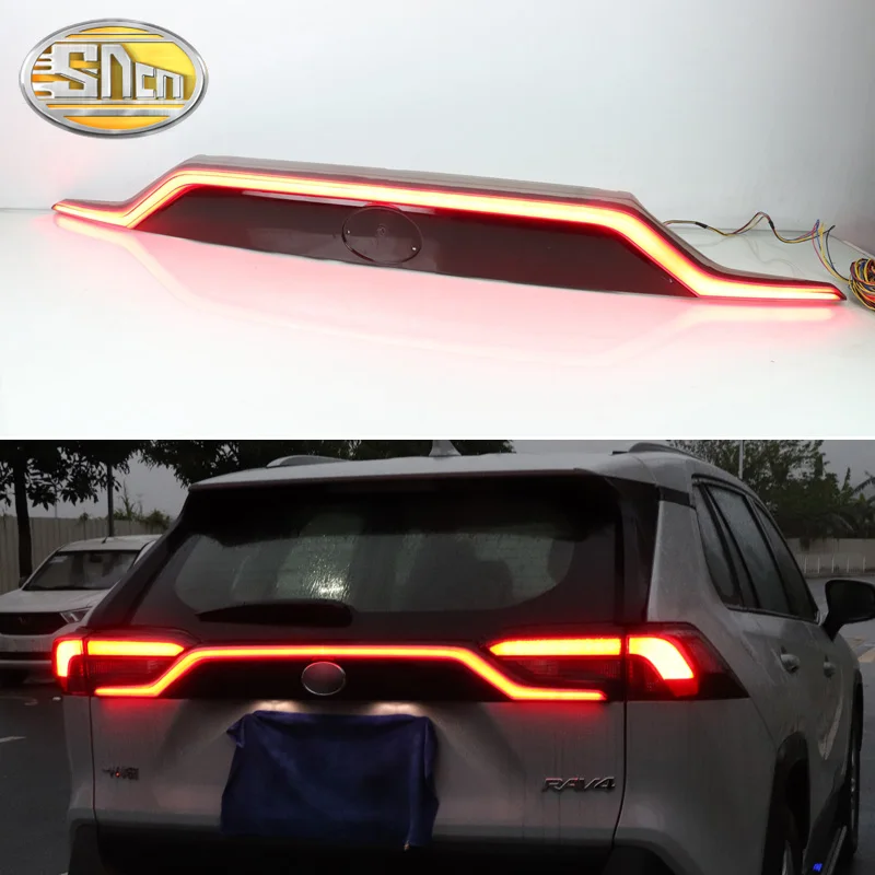 Задний бампер багажник задний фонарь для Toyota RAV4 RAV 4 2019 2020 светодиодный