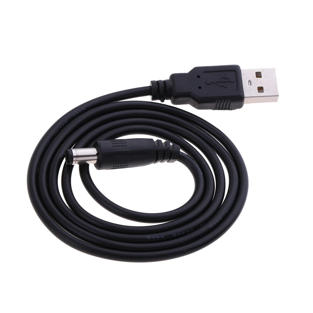 USB 2.0 A Type Male to DC 5.5 x 2.1mm DC 5V Power Plug Connector Cable USB to 5v Power Cable USB to DC Power Cable Cord