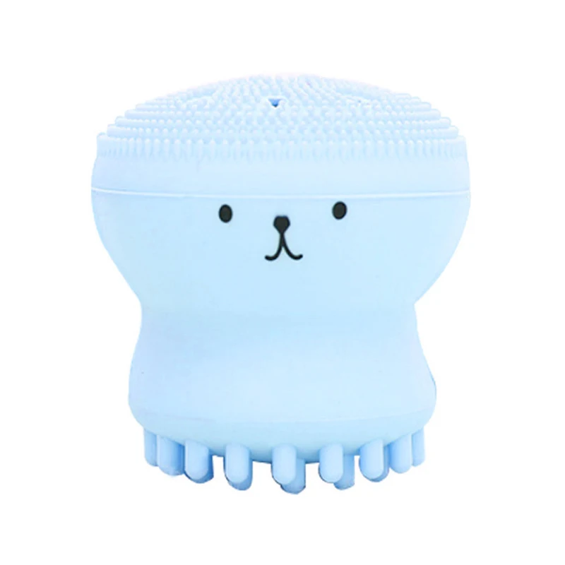 

Facial Cleanser Pore Cleaner Silicone Face Cleansing Brush Exfoliator Face Scrub Washing Brush Octopus Shape Skin Care Tool