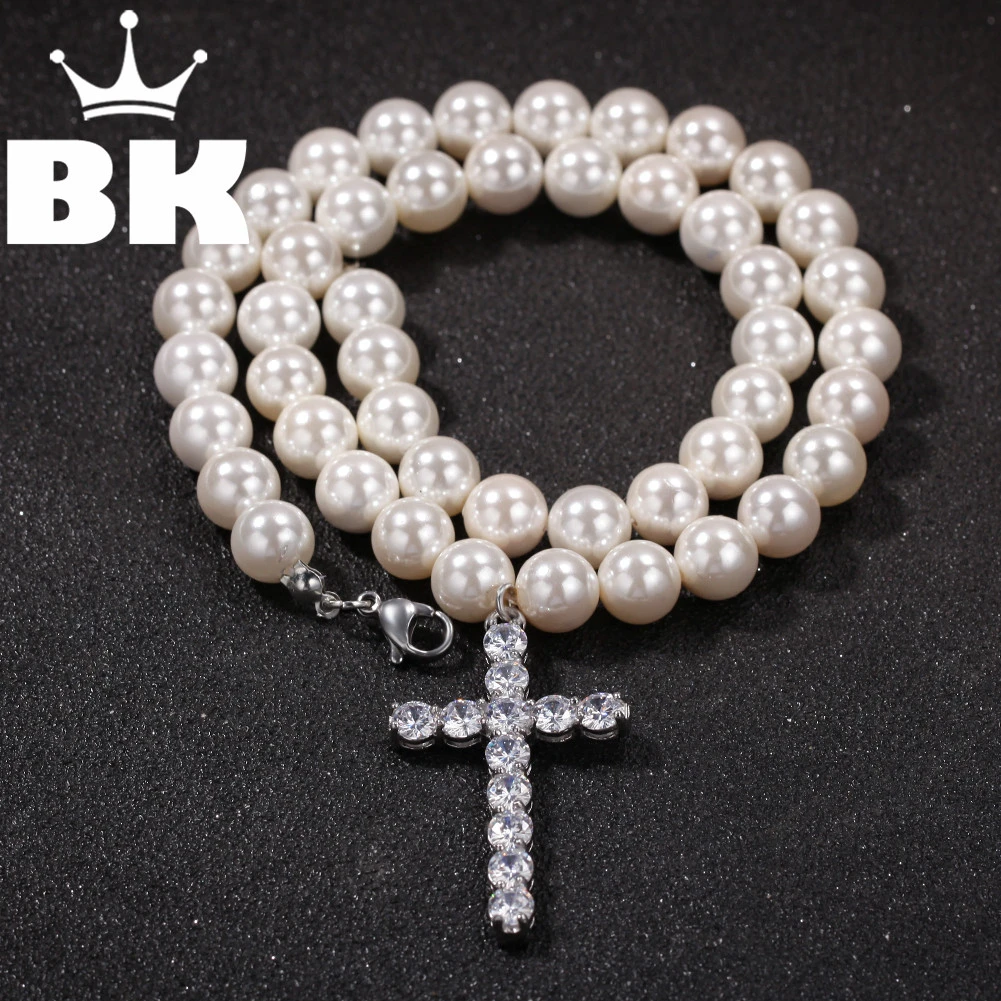 

Single row Ethnic statement necklace for women Multi layer simulated pearl bib beads African bead jewelry Clam pearls necklace