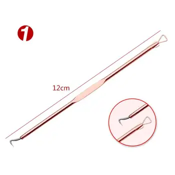 

4Pcs/Set Dual Heads Needle Blackhead Remover Pimple Acne Salon Beauty Kit Set