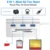 ROCKETEK USB 3.0 Card Reader, Алюминиевый 3 Порта USB 3.0 Hub Адаптер с TF, Micro-SD, CF Card Reader Combo для ПК и ноутбуков
