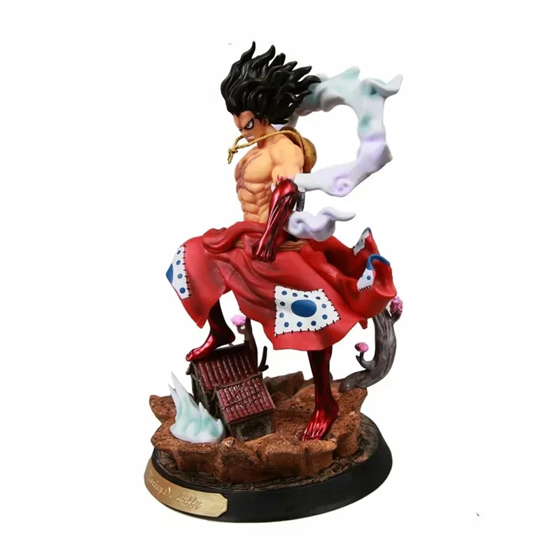 37 см GK Аниме one piece кимоно Луффи фигурка Змея человек Луффи фигурка ПВХ Модель Коллекция игрушек