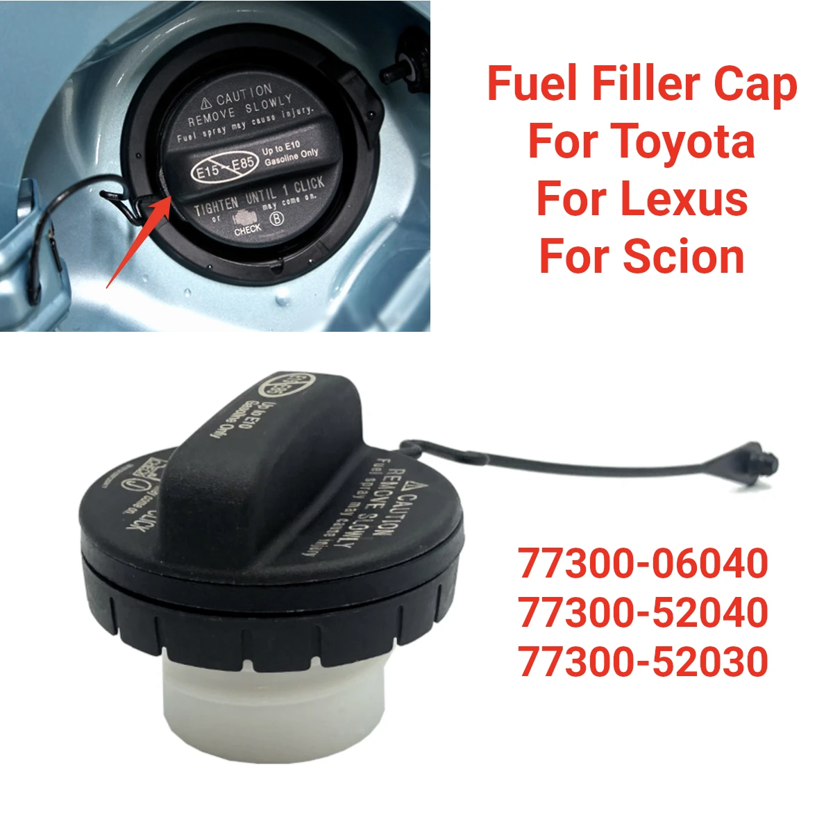 Petrol Fuel Tank Cover Gas Cap 7730052030 for Toyota Camry Corolla