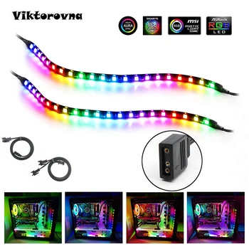 

WS2812B Addressable full color Led Strip with JST Connector 3Pin 5V for iCUE a CORSAIR Interface for PC MSI ASUS Aura SYNC AORUS