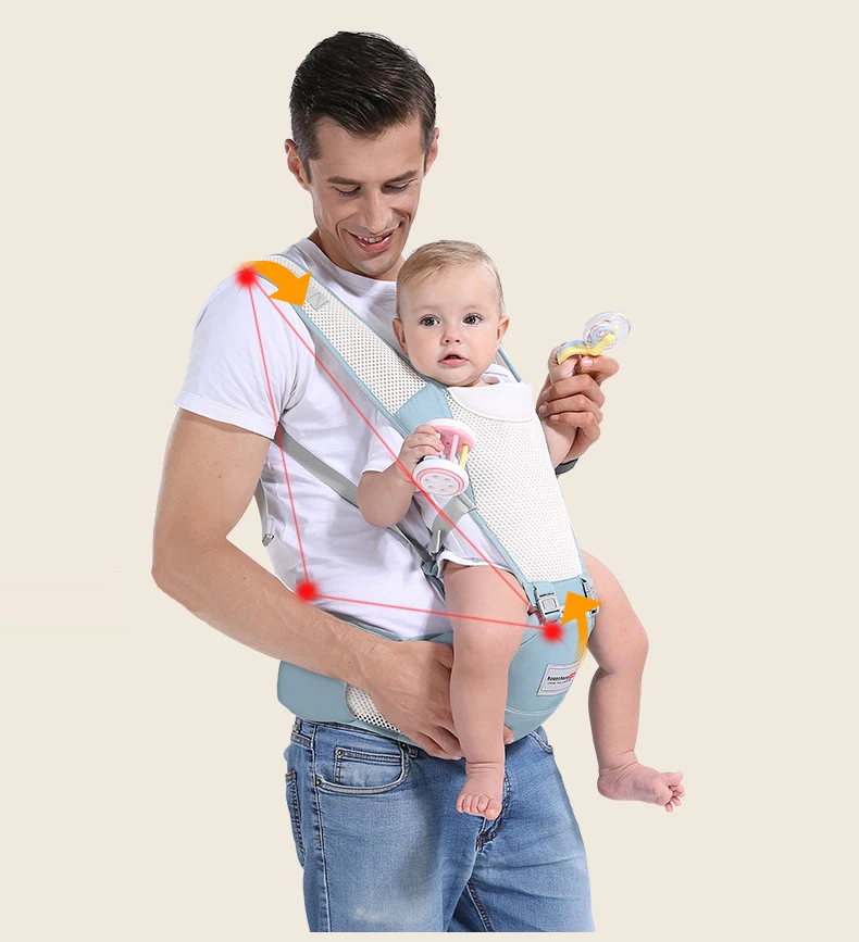 Four Seasons General Baby Carrier Waist Stool before Holding Style Multi-functional Baby Sit Deng Single Stool Summer Breathable