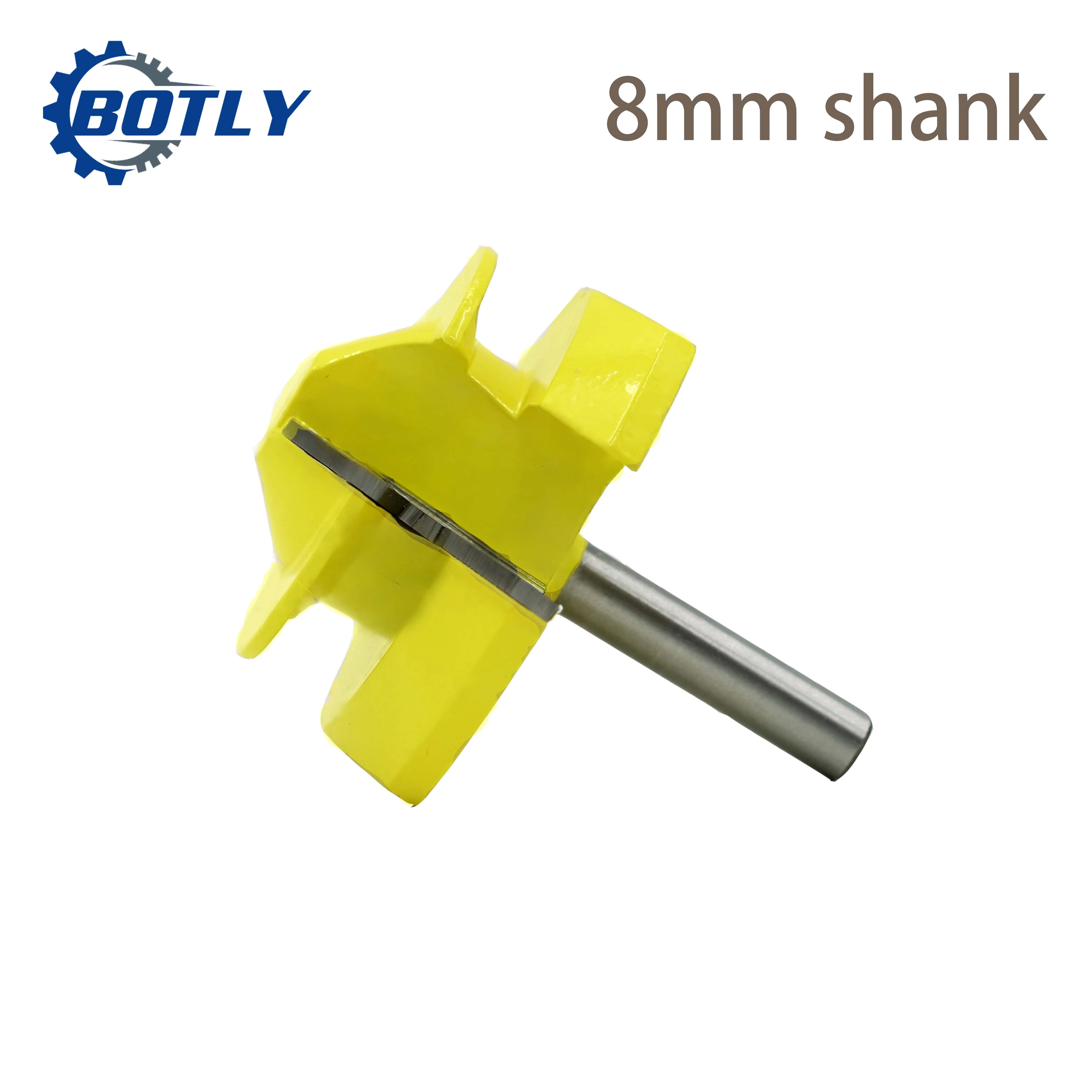 

8mm Shank end mill Large 45 Degree Lock Miter Router Bit 1" Stock Tenon Milling Cutter for Woodworking Tools milling cutter wood