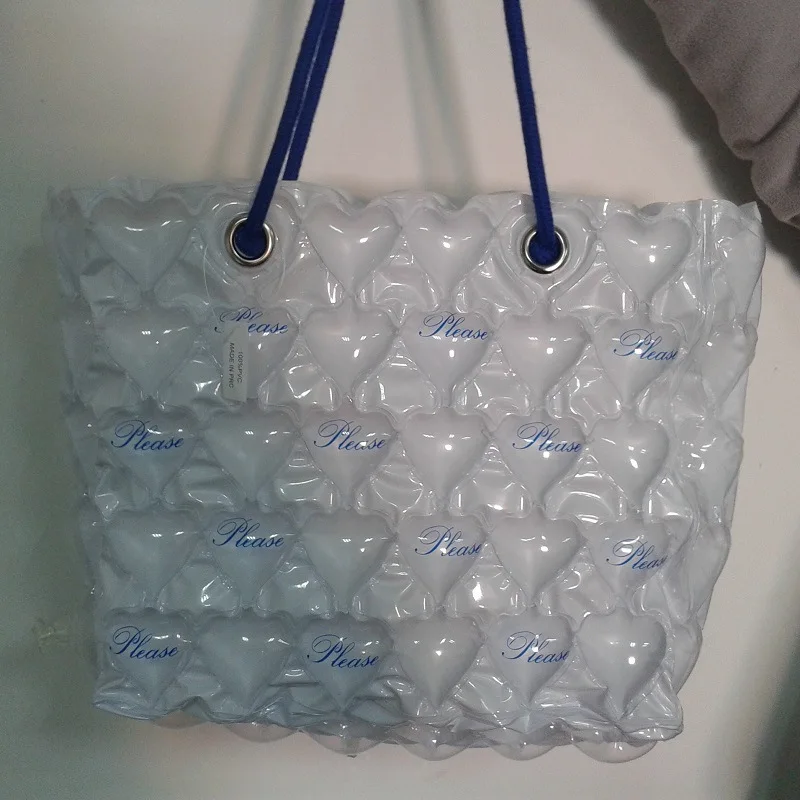 Заводская Рекомендуемая популярная Надувная сумка для покупок в новом стиле, ПВХ надувная модная рекламный подарок, сумка оптом