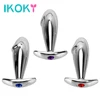 IKOKY Metal Anal Plug Dilator Anal Massage Butt Plug Sex Toys For Men Female Masturbator Prostate Massage Adult Toy Outdoor Wear 1