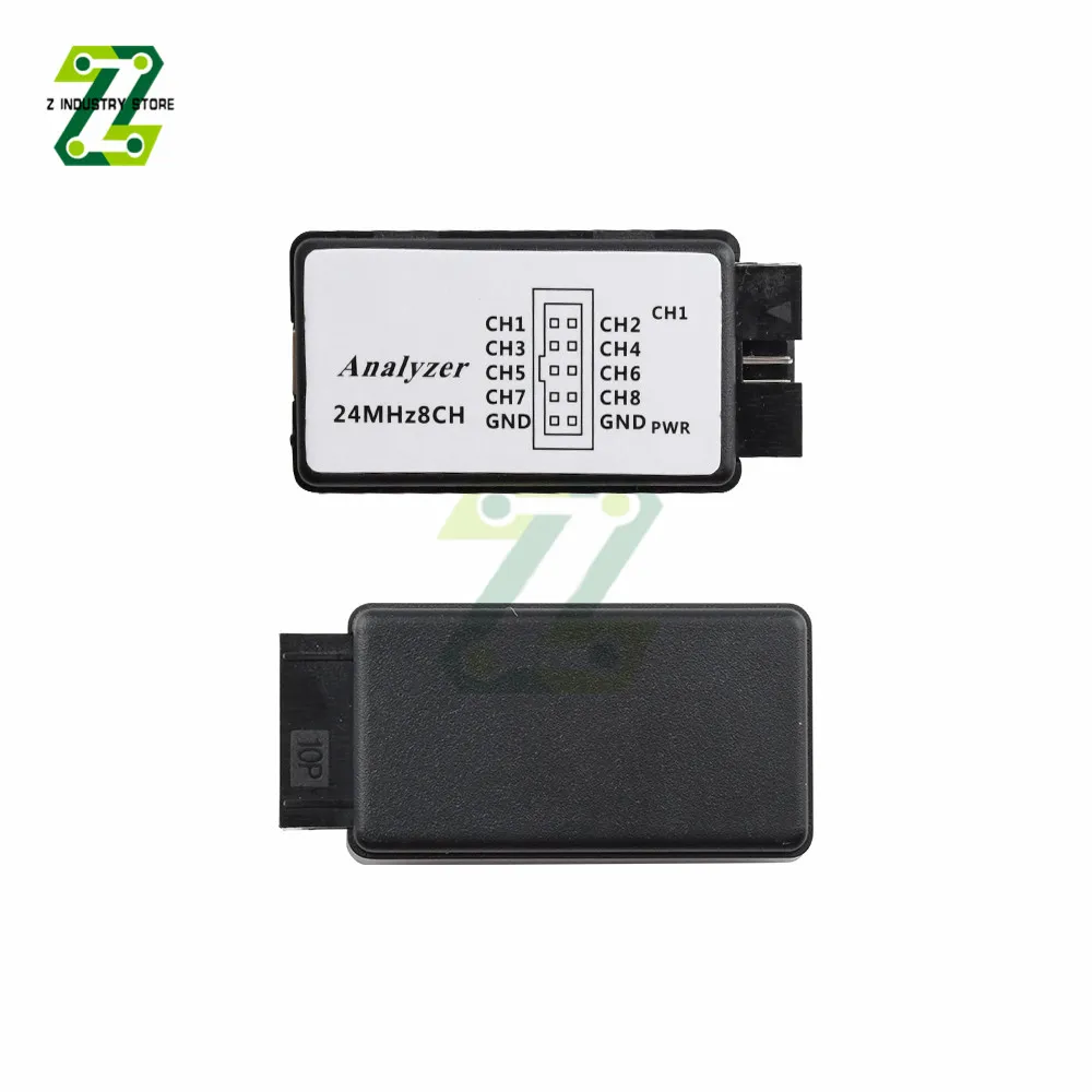 Portable USB Logic Analyzer 24M 8CH Channels Debug Data Upload Measuring Tool images - 6