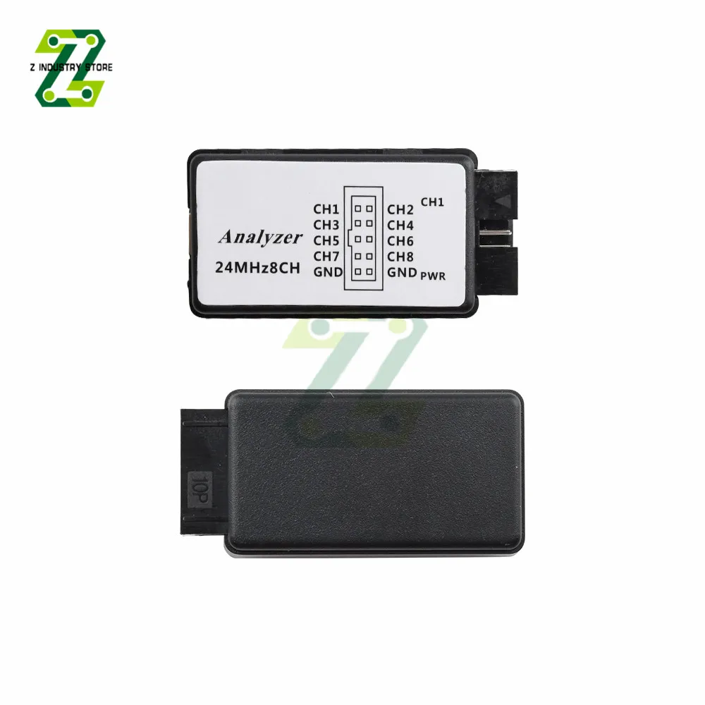 Portable USB Logic Analyzer 24M 8CH Channels Debug Data Upload Measuring Tool 6