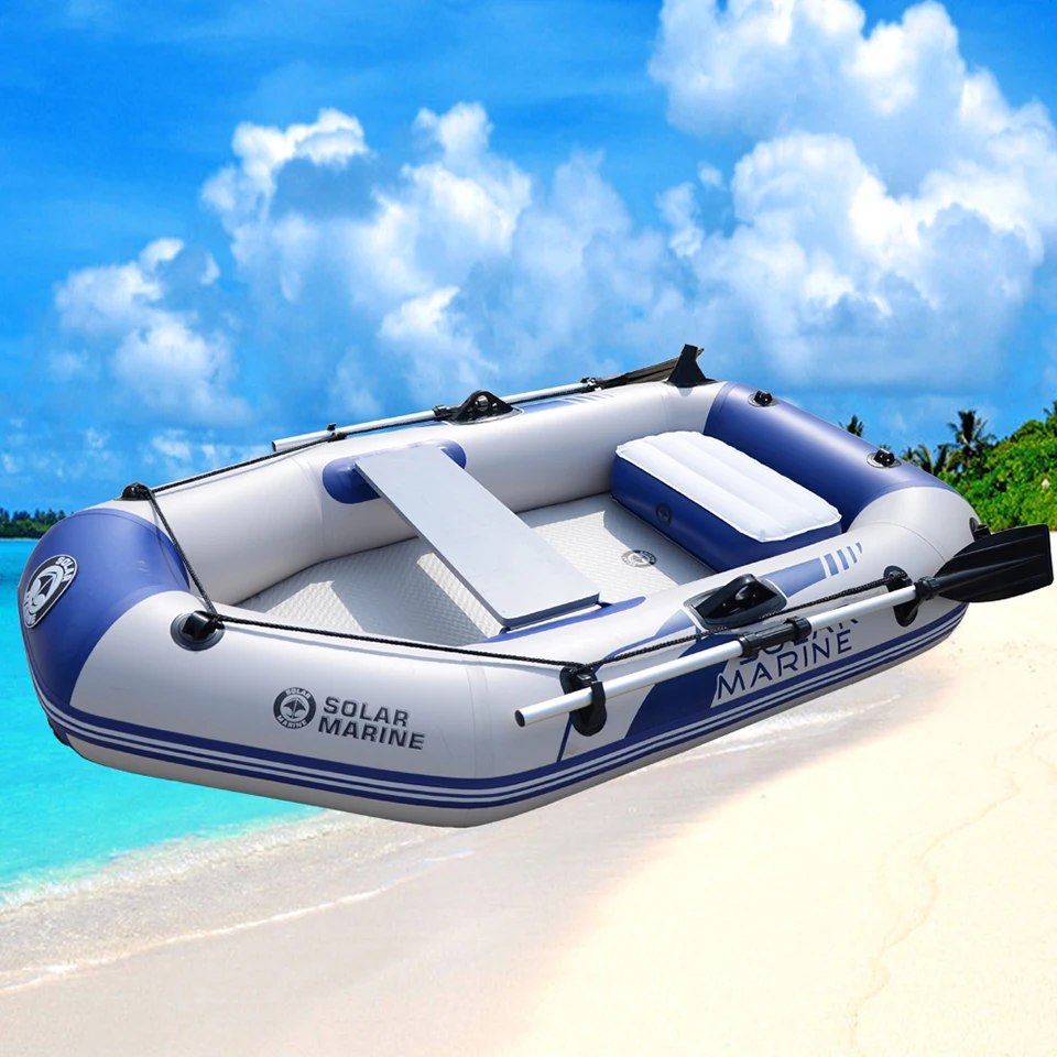 1 Person 175cm PVC Rowing Inflatable Boat Kayak Canoe Raft Dinghy Hovercraft Fishing Diving Ship Air Floor Professional