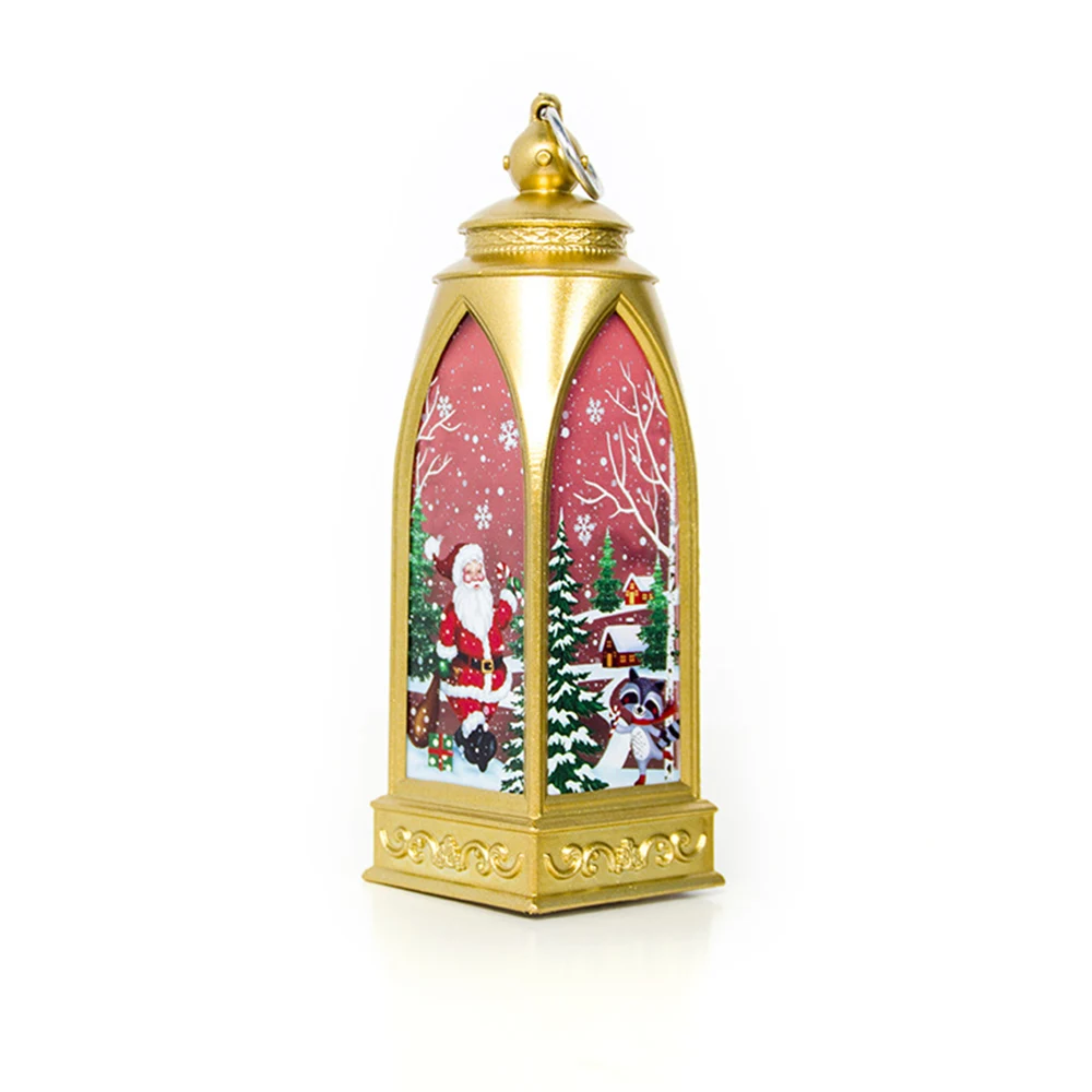 Рождественский подсвечник, подвесной светильник, подвесная настольная лампа, украшение, Лось/Снеговик/Санта/Религия