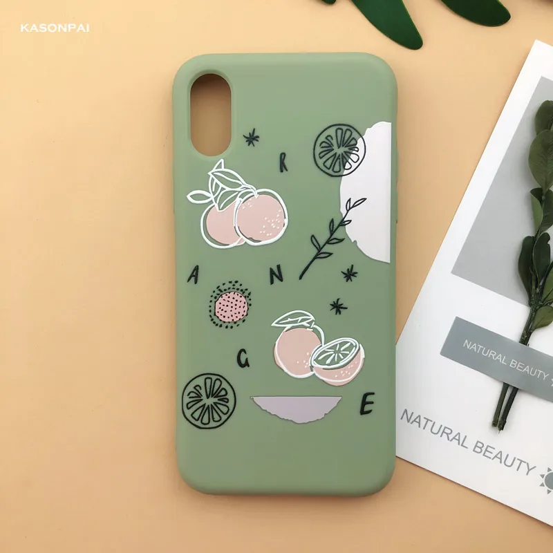 style2 Модный мягкий ТПУ чехол для телефона с изображением персика, авокадо, фруктов для iPhone X, XS, Max, XR, 7, 8, 6, 6S Plus, 11 Pro, милый мультяшный чехол с изображением динозавра - Цвет: style2