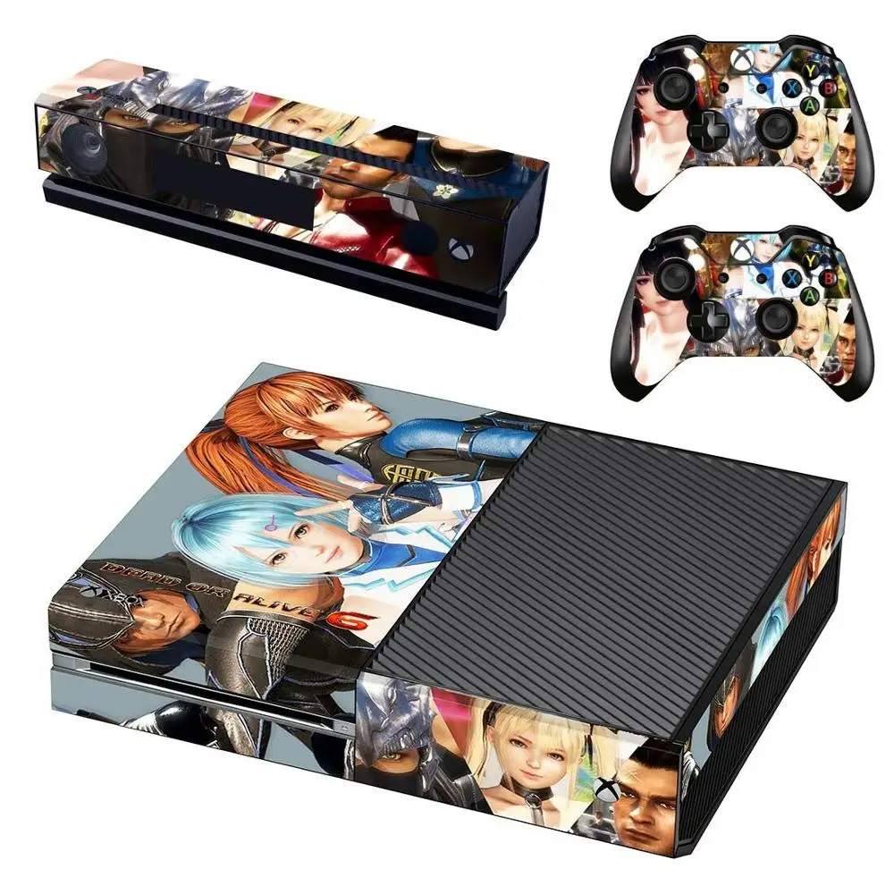 Dead or Alive 6 наклейка для кожи Полное покрытие для консоли Xbox One& Kinect& 2 контроллера для Xbox One Skins наклейка s винил