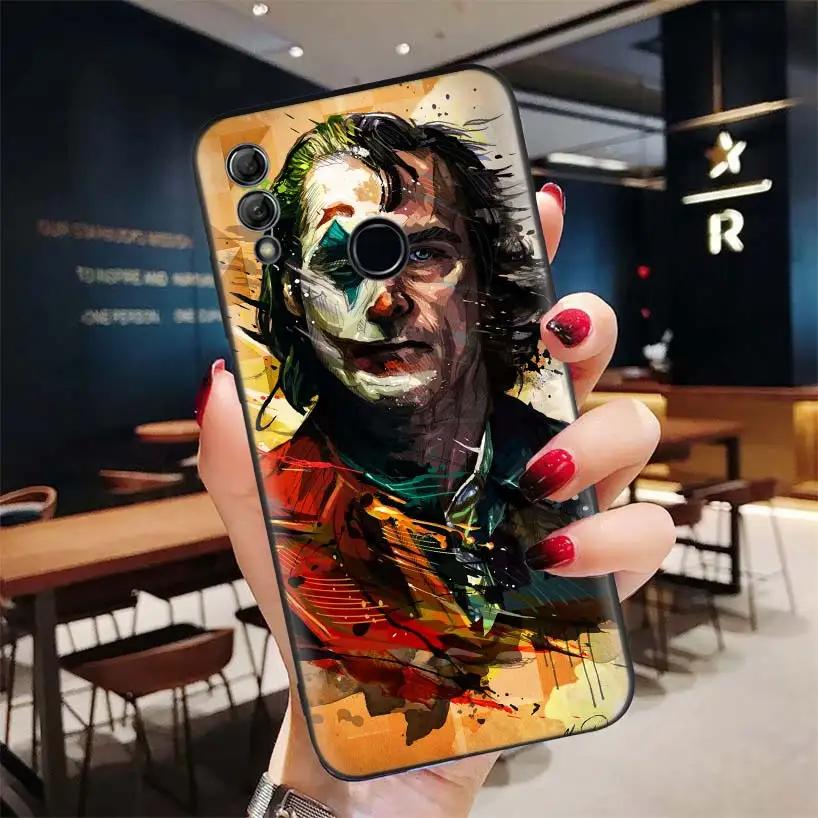 "," Джокер "," Харли Квинн "черный чехол для huawei Y9 Y5 Y6 Y7 Honor 10 9 Lite 9X8X8 S 8A фотоаппаратов моментальной печати 7S 7A 10i 20i V20 телефона, корпус под плетенную сумку - Цвет: BD270-9