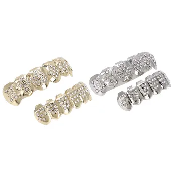 

Gold Silver Tooth Hip Hop Teeth Grill Jewellery Grills Teeth Decorate