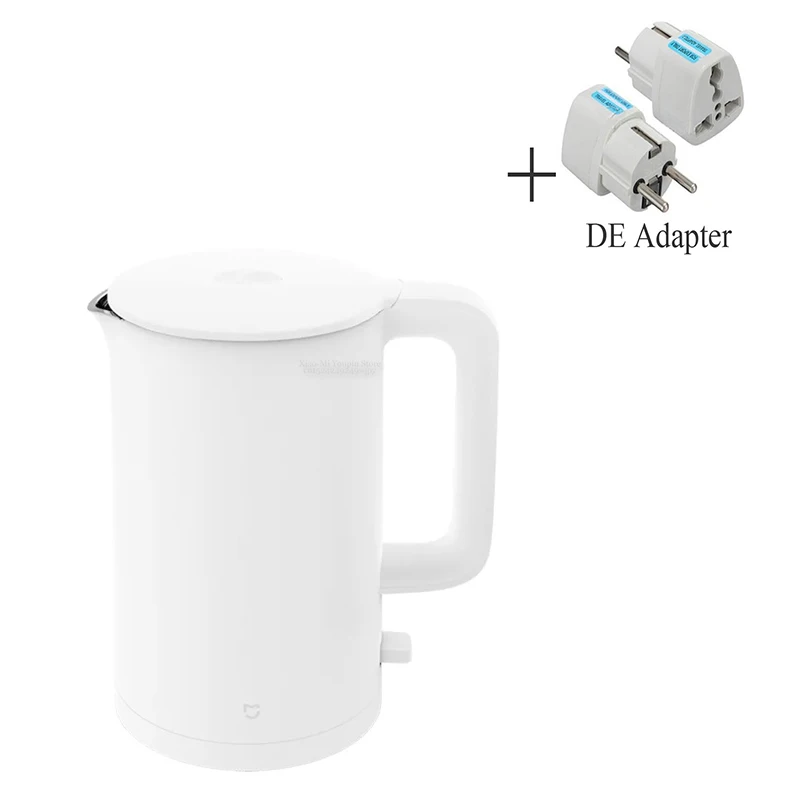 Электрический чайник Xiaomi Mijia, 1А, белый, 1800 Вт, ручной, мгновенный нагрев, электрический чайник для воды, автоматическое отключение, емкость 1,5 л - Цвет: Type 1