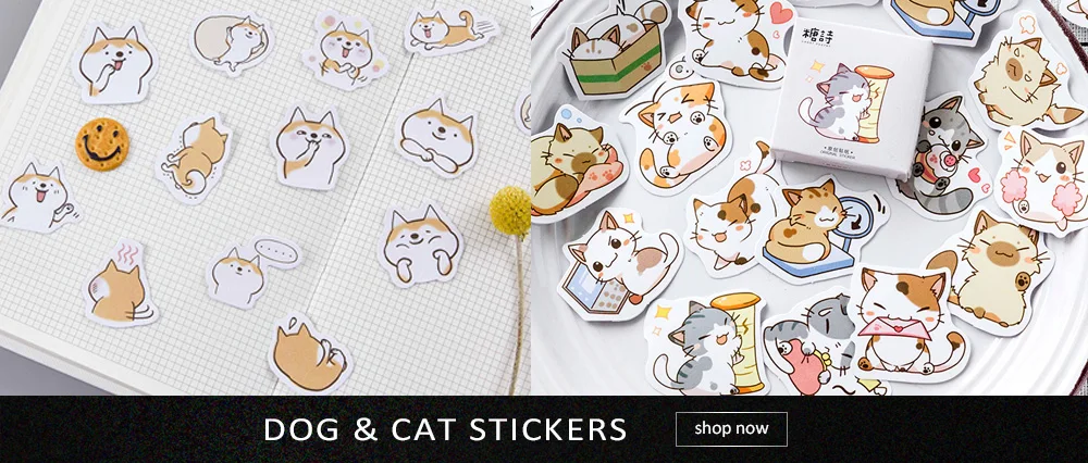 猫狗贴纸