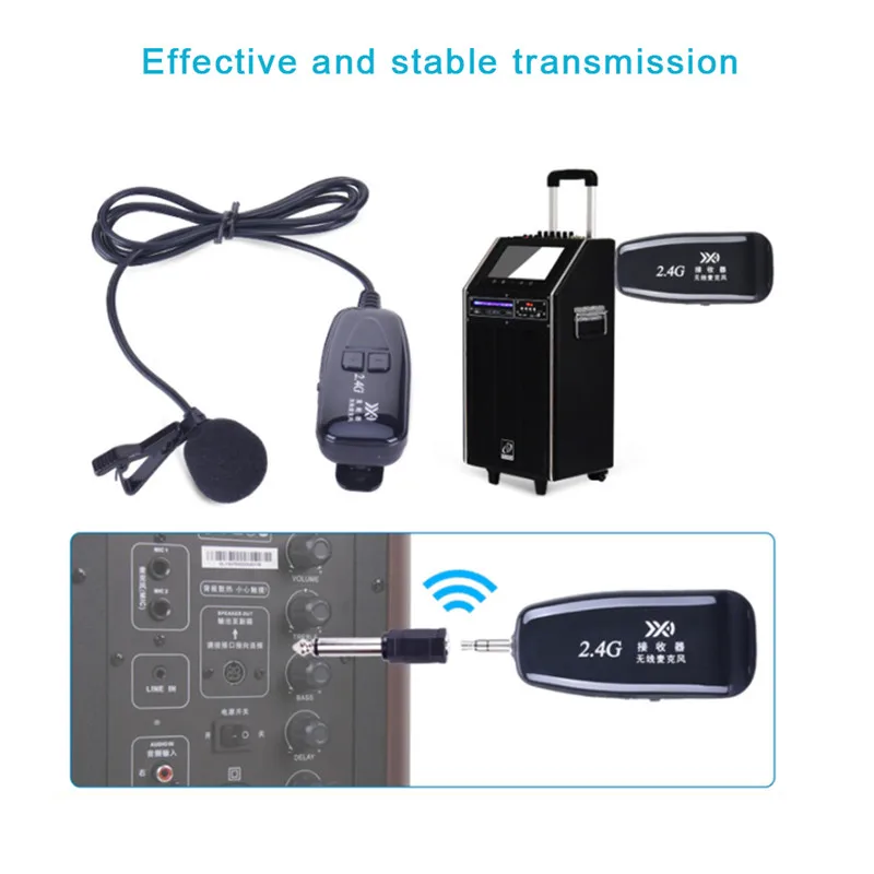 2,4 г беспроводные ПЕТЛИЧНЫЕ микрофон гарнитура портативный усилитель звука для учителей беспроводной микрофон для обучения лекции встречи