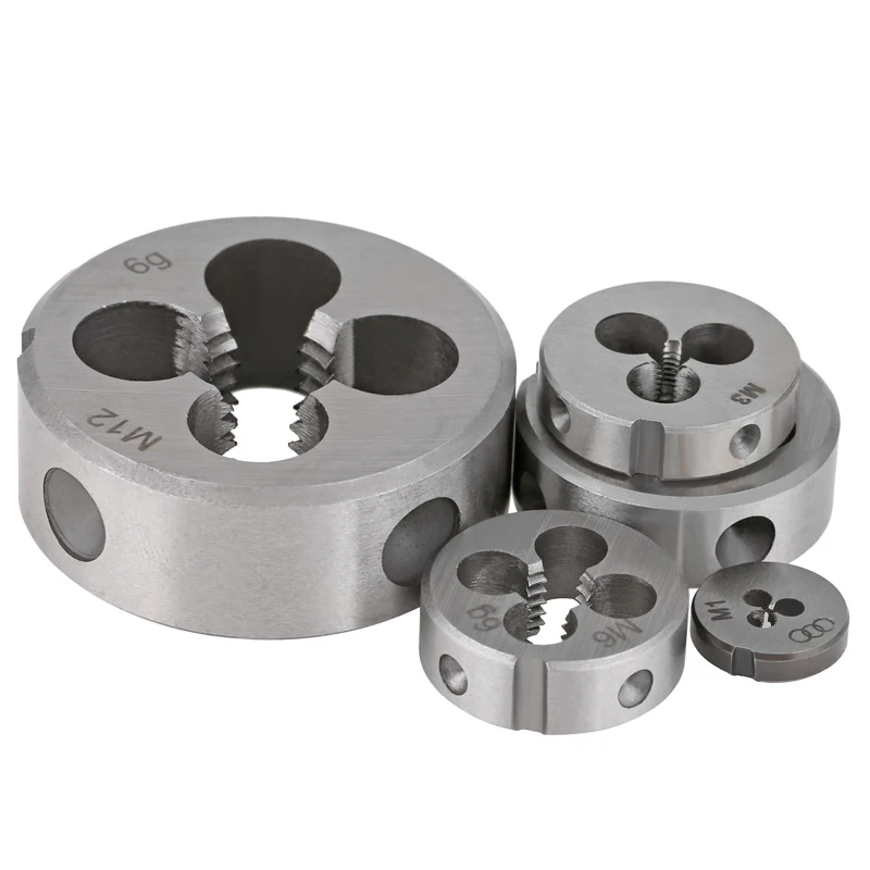 

1 Pcs Alloy Steel Hard Round Die Tap Threading Metric Mini Dies Set Right Hand Die M1M2 M3 M4 M5 M6 M8 M10 M12 M14 M16 M18 M20