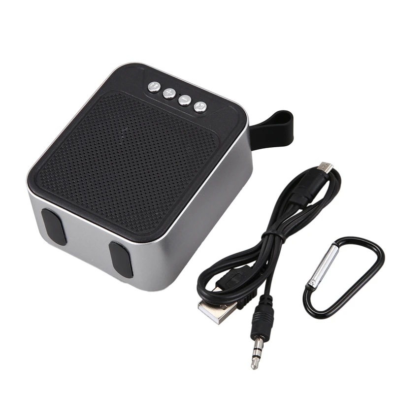 Новый C8 Металлический Мини Bluetooth динамик портативный мини сабвуфер AUX