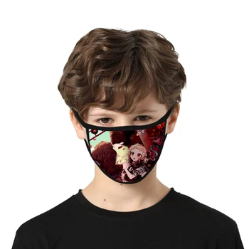 

Anime Demon Slayer: Kimetsu no Yaiba Cotton Mask Cartoon Printing Mouth Mask Reusable Cover Breathable Face Mask Washable