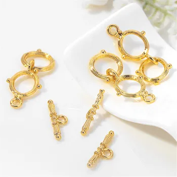

5 sets Brass Toggle Clasps Bracelet Clasps Necklace Clasps 12mm CP005
