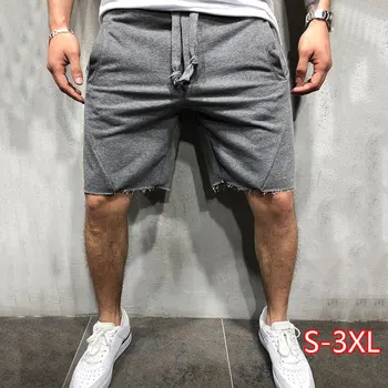 

Sweatpants Trousers Shorts Loose Cotton Men Mens Casual Fashion Sports Man High China (mainland) Drawstring Fitness Workout