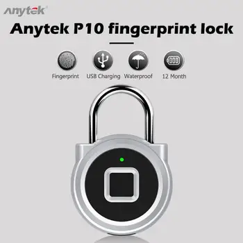 

BT Waterproof Smart Keyless USB Rechargeable Fingerprint Lock Electronic Padlock IP65 Anti Theft Security Door Luggage Case Lock