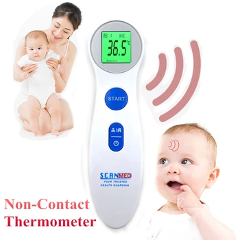 

[In Stock]Infrared Thermometer Non-Contact Baby Thermometer Body Forehead Infrared Digital LCD IR Gun Shape Temperature Tester