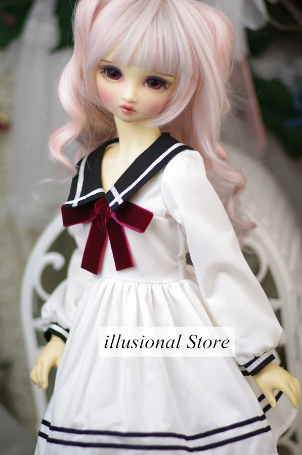 1/3 1/4 BJD SD Кукла Одежда моряцкий костюм лолита платье для 1/3 sd10 1/4msd bjd Девочка Кукла Одежда