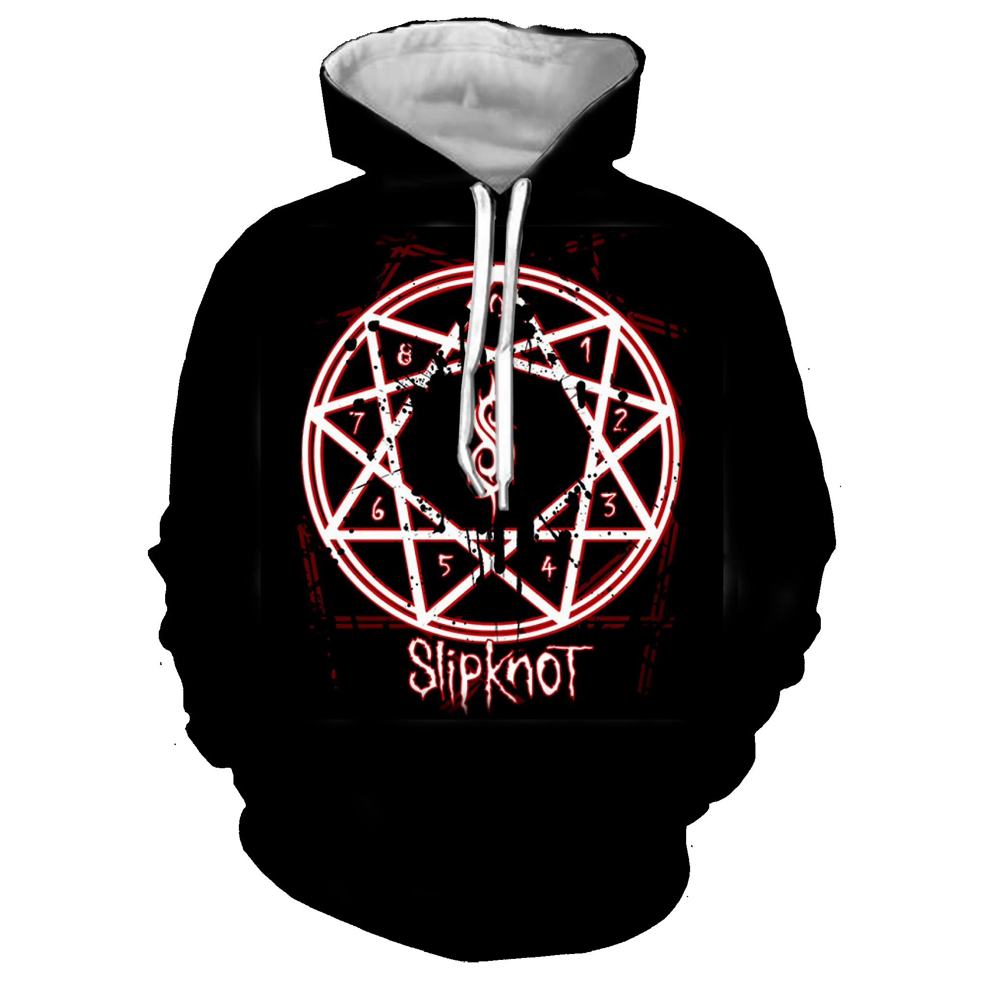 Новые толстовки Slipknot рок черные толстовки 3D принт толстовка хип хоп мужские повседневные забавные спортивные костюмы одежда Harajuku топы 5XL