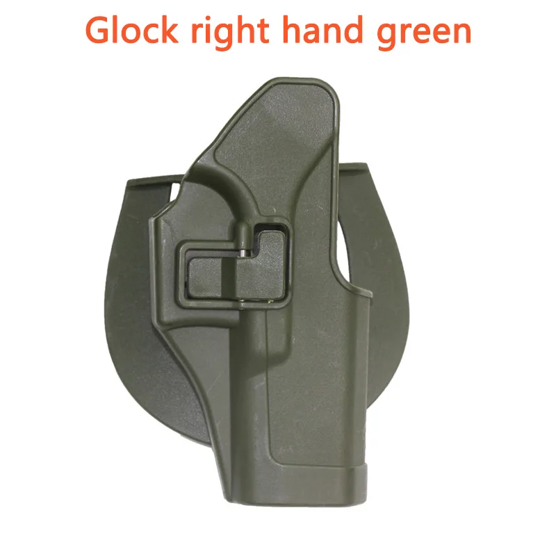 GL right hand green Тактическая кобура для страйкбола пистолет чехол для Glock 17 18 19 22 26 Beretta M9 M92f Colt 1911 Sig p226 Usp поясной ремень кобура Сумка - Цвет: GL right hand green