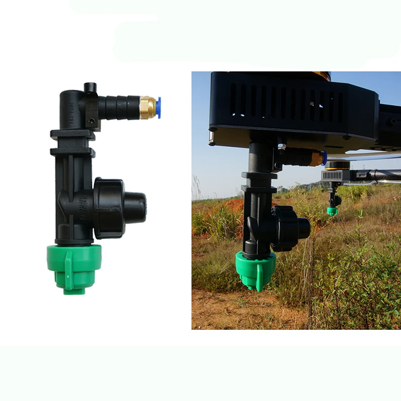 

Agriculture Drone Spray Nozzle High Pressure Single/Double Water Pipe Plug Quick Release for RC Plant UAV