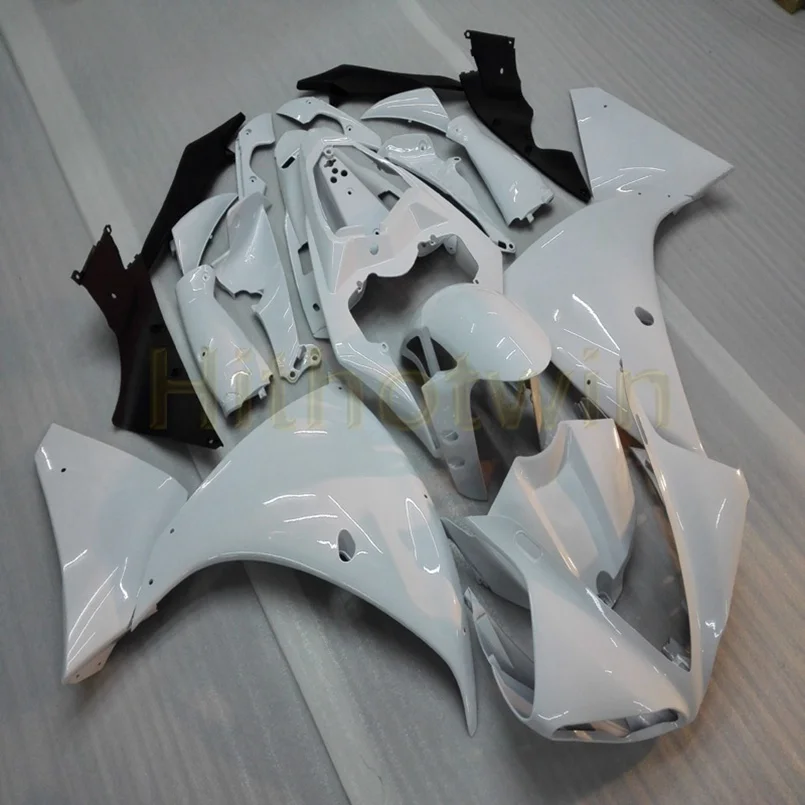 Пользовательский капот мотоцикла для YZF-R1 2009-2011 ABS пластик обтекатель литьевой формы белый черный - Цвет: E