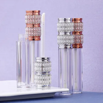 

5Pcs 6ml Lip Gloss Tubes Bottles 3D Lip Glaze Container Empty Lipgloss Tubes Packaging DIY Lip Glaze Makeup Refillable Bottles