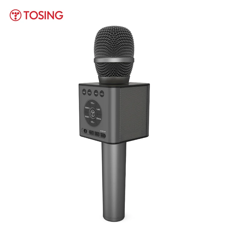 Портативный микрофон для караоке TOSING Q12 2020 беспроводной Bluetooth динамик ручной