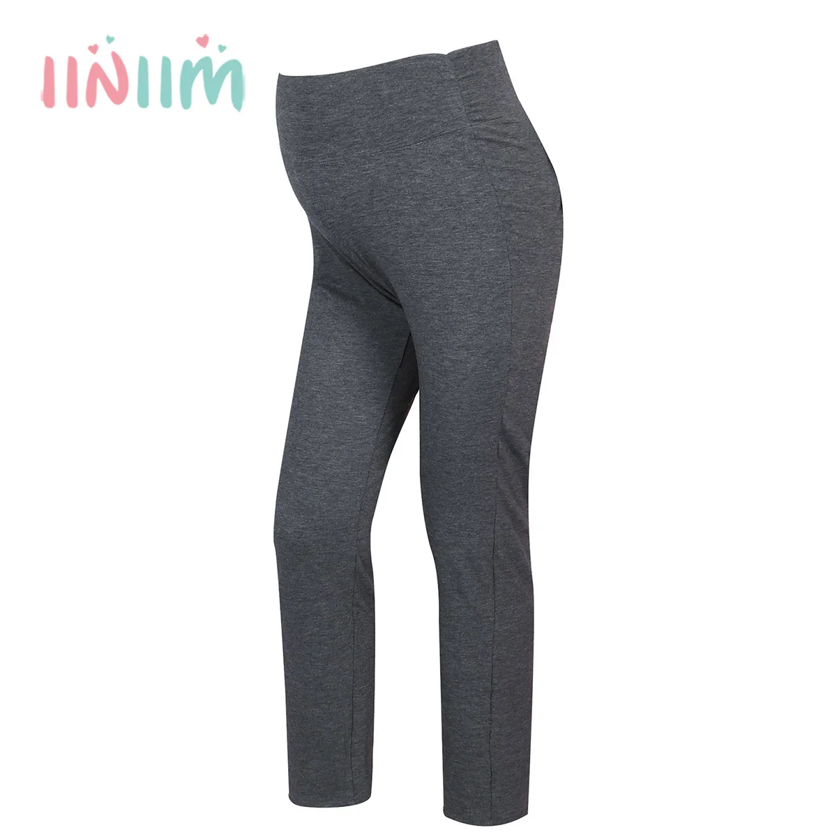 

Women Maternity Pants Straight Loose Lounge Pants Breathable Cotton Pregnancy Trousers Pregnant Women Yoga Sport Trousers