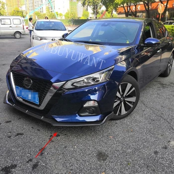 

Carbon Fiber Look/ Black 3Piece Car Front Bumper Lip Chin Bumper Body Kits Splitter Diffuser For 19 TEANE ALTIMA 2019